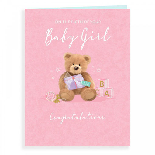 Picture of BIRTH OF YOUR BABY GIRL CARD